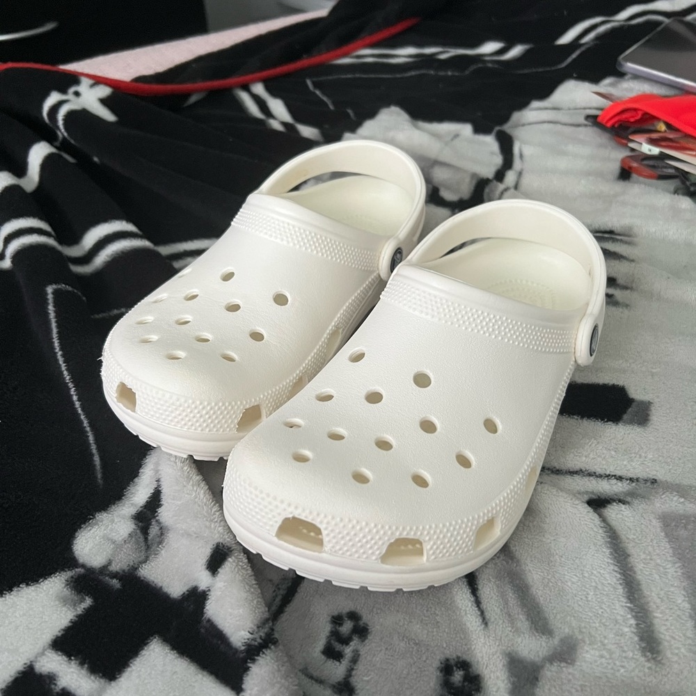 White Crocs